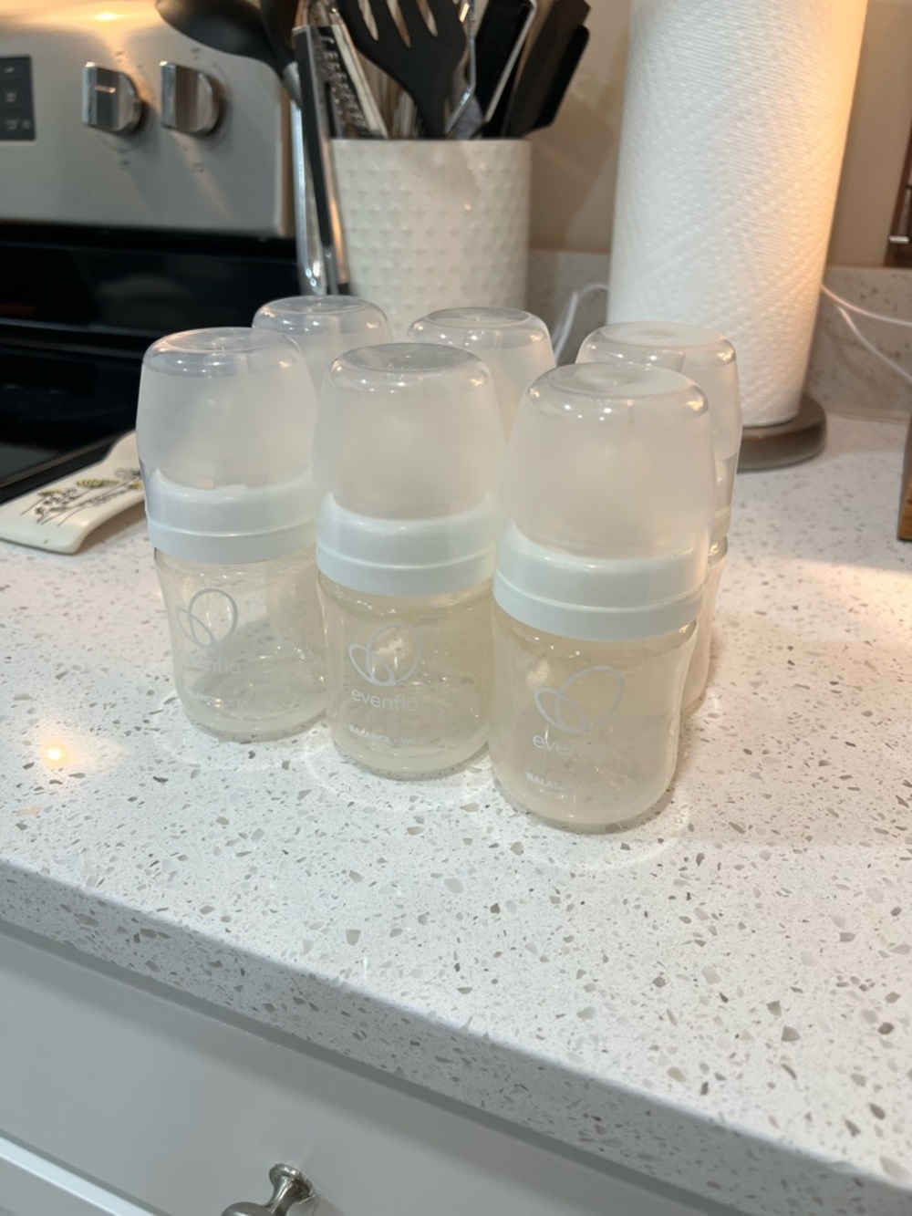 Evenflo Wide Neck Bottles - Pack of 6